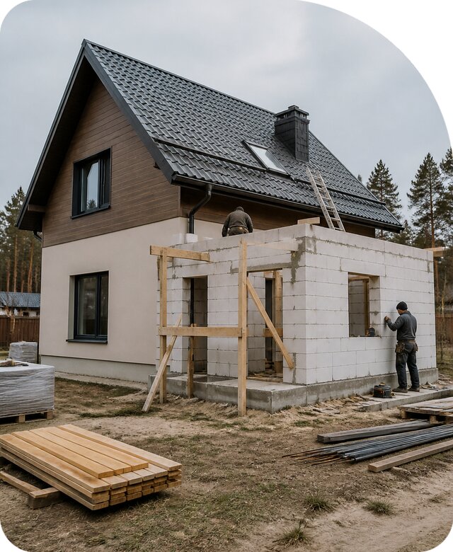 Пристройка ванной комнаты в Курске по цене от 469080 р. | РадиДОМА-Кус